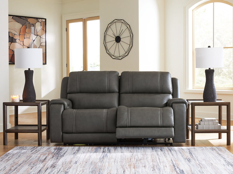5Z - Pittson Power Reclining Sectional Loveseat - Furniture 4 Less (Jacksonville, NC)