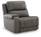 5Z - Pittson Power Reclining Sectional Loveseat - Furniture 4 Less (Jacksonville, NC)