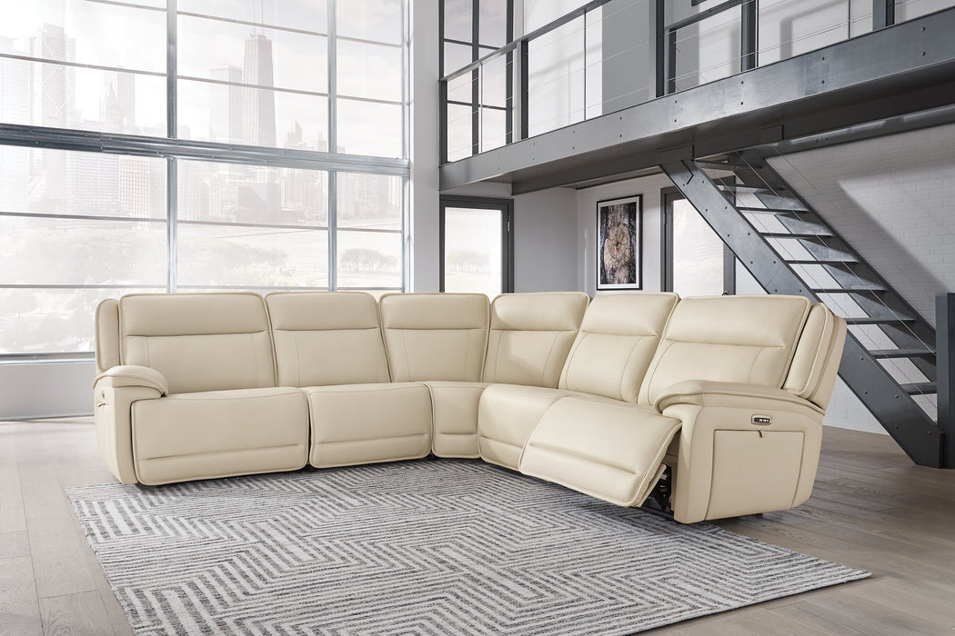 Double Deal Power Reclining Sectional - Furniture 4 Less (Jacksonville, NC)