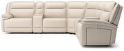 Double Deal Reclining Sectional with 2 Consoles - Furniture 4 Less (Jacksonville, NC)