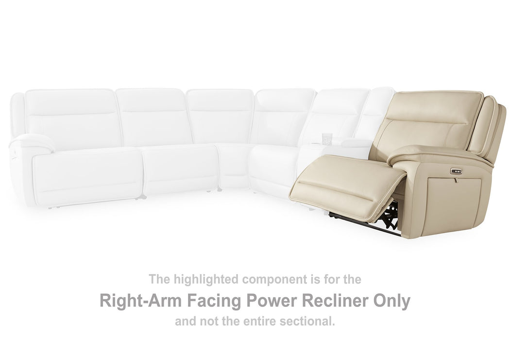 Double Deal Power Reclining Sectional - Furniture 4 Less (Jacksonville, NC)