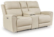Dahlmoore Power Reclining Loveseat with Console - Furniture 4 Less (Jacksonville, NC)