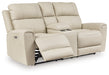 Dahlmoore Power Reclining Loveseat with Console - Furniture 4 Less (Jacksonville, NC)