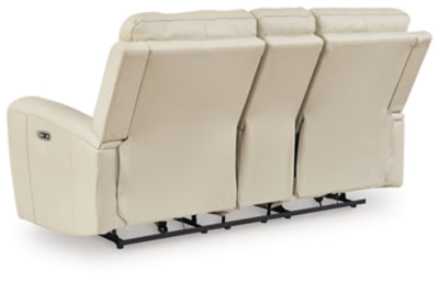 Dahlmoore Power Reclining Loveseat with Console - Furniture 4 Less (Jacksonville, NC)