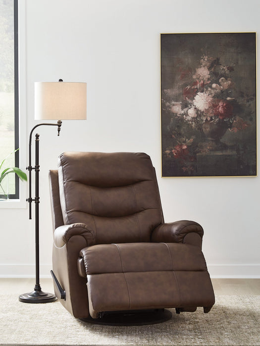 Flynwood Swivel Glider Recliner - Furniture 4 Less (Jacksonville, NC)