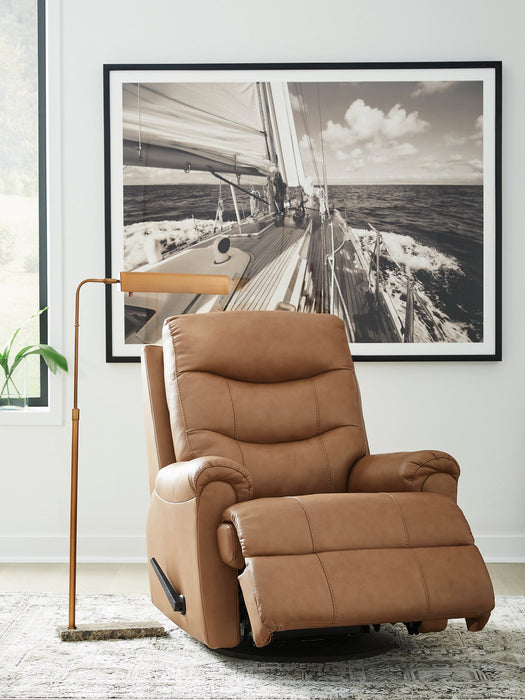 Flynwood Swivel Glider Recliner - Furniture 4 Less (Jacksonville, NC)