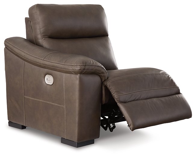 Salvatore 3-Piece Power Reclining Loveseat with Console - Furniture 4 Less (Jacksonville, NC)