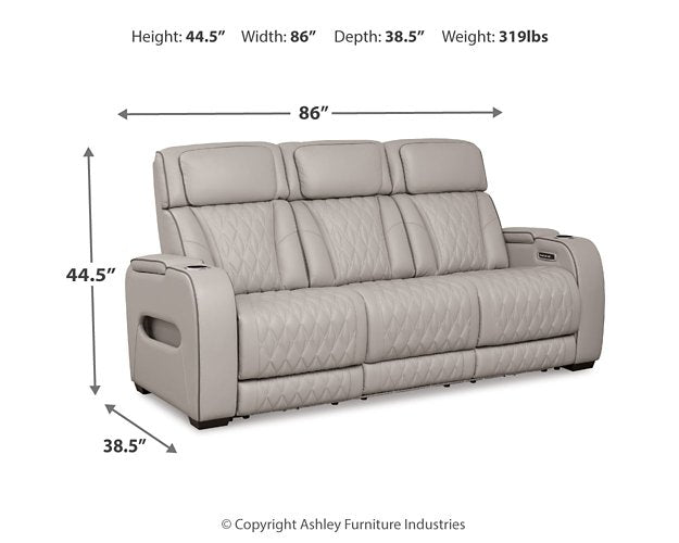 Boyington Power Reclining Sofa - Furniture 4 Less (Jacksonville, NC)