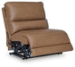 DeepWakes Reclining Sectional with Storage Console - Furniture 4 Less (Jacksonville, NC)