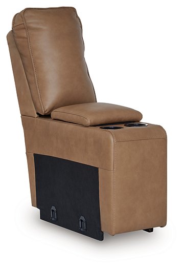 DeepWakes Reclining Sectional with Storage Console - Furniture 4 Less (Jacksonville, NC)