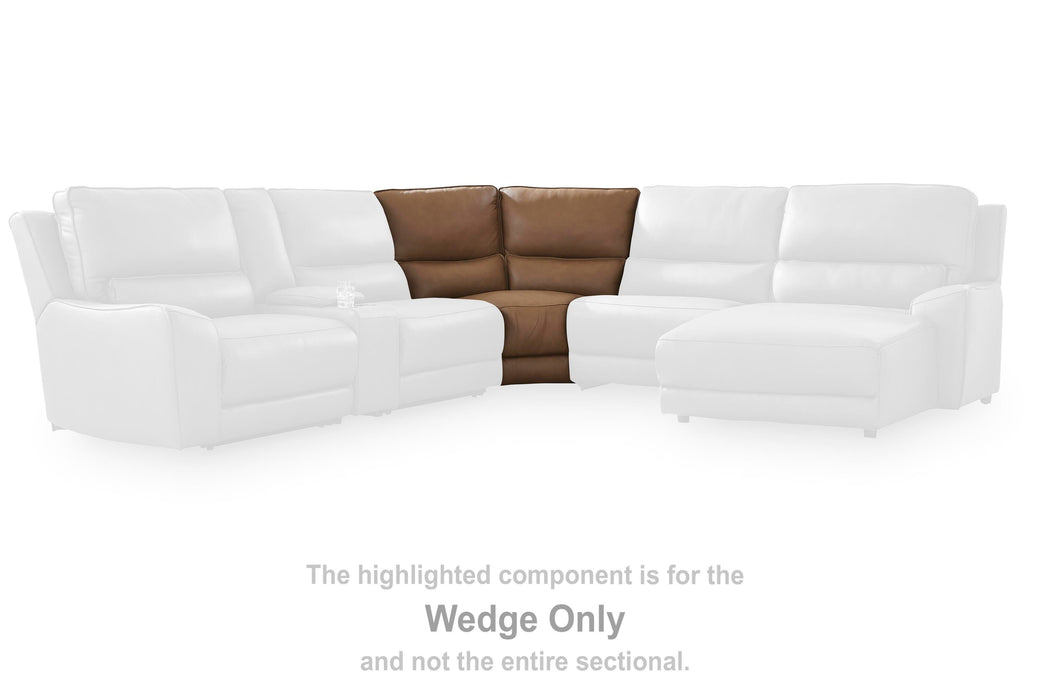 DeepWakes Reclining Sectional with Storage Console - Furniture 4 Less (Jacksonville, NC)