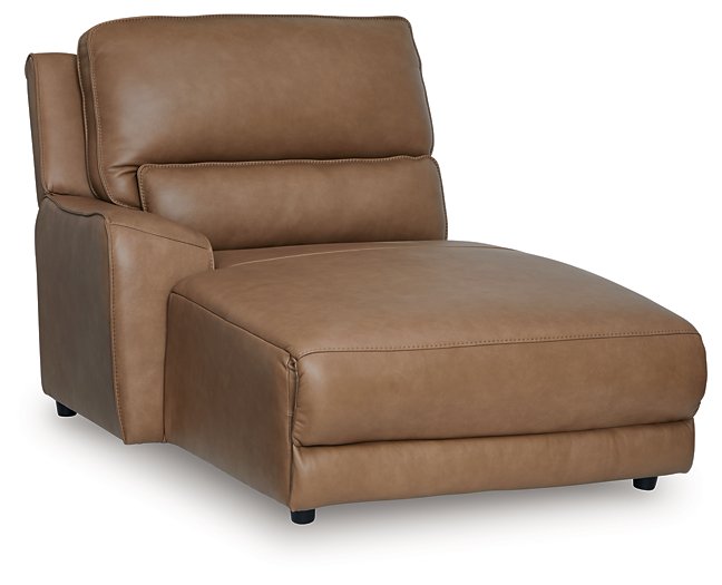 DeepWakes Power Reclining Sectional with Chaise - Furniture 4 Less (Jacksonville, NC)