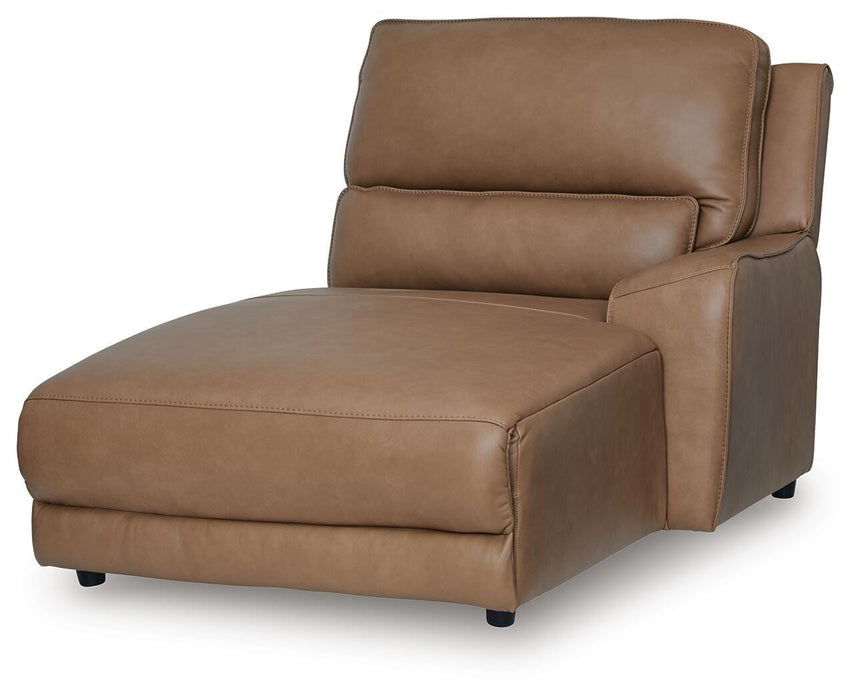 DeepWakes Power Reclining Sectional with Chaise - Furniture 4 Less (Jacksonville, NC)