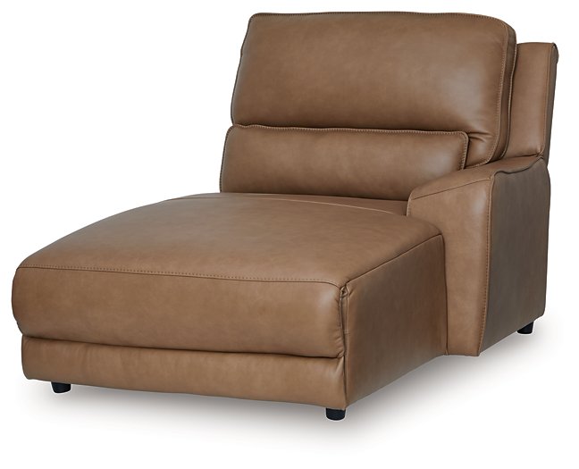 DeepWakes Power Reclining Sectional with Chaise - Furniture 4 Less (Jacksonville, NC)
