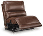 DeepWakes Reclining Sectional with Storage Console - Furniture 4 Less (Jacksonville, NC)