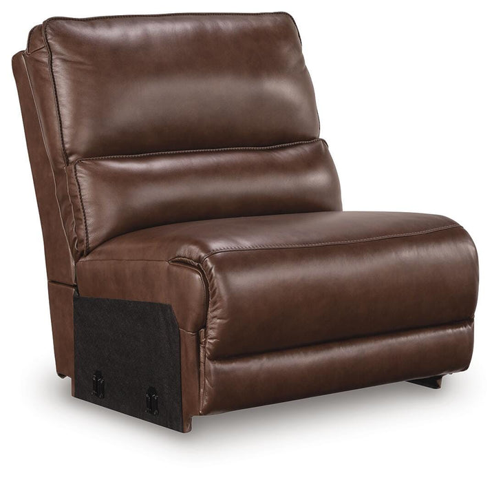 DeepWakes Power Reclining Sectional with Chaise - Furniture 4 Less (Jacksonville, NC)