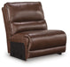 DeepWakes Reclining Sectional with Storage Console - Furniture 4 Less (Jacksonville, NC)