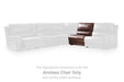 DeepWakes Reclining Sectional with Storage Console - Furniture 4 Less (Jacksonville, NC)