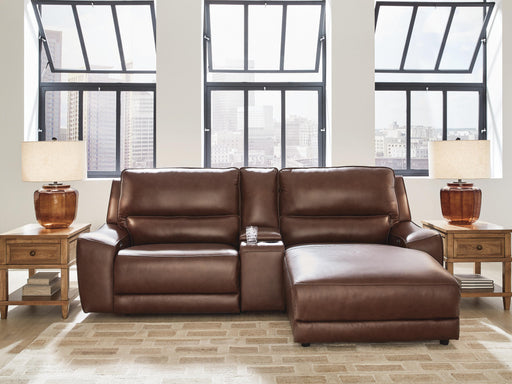DeepWakes Power Reclining Sectional with Chaise - Furniture 4 Less (Jacksonville, NC)