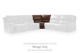 DeepWakes Power Reclining Sectional with Chaise - Furniture 4 Less (Jacksonville, NC)