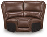 DeepWakes Reclining Sectional with Storage Console - Furniture 4 Less (Jacksonville, NC)