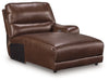 DeepWakes Power Reclining Sectional with Chaise - Furniture 4 Less (Jacksonville, NC)