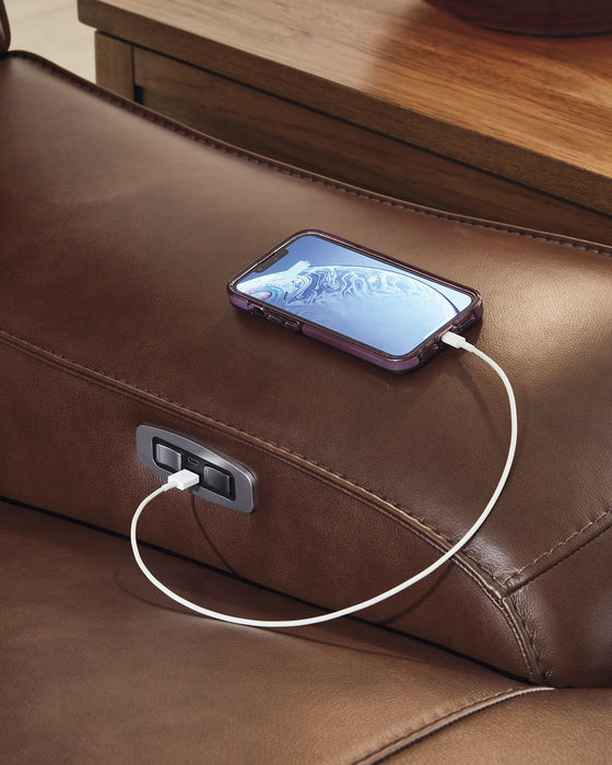 DeepWakes Power Reclining Sectional - Furniture 4 Less (Jacksonville, NC)