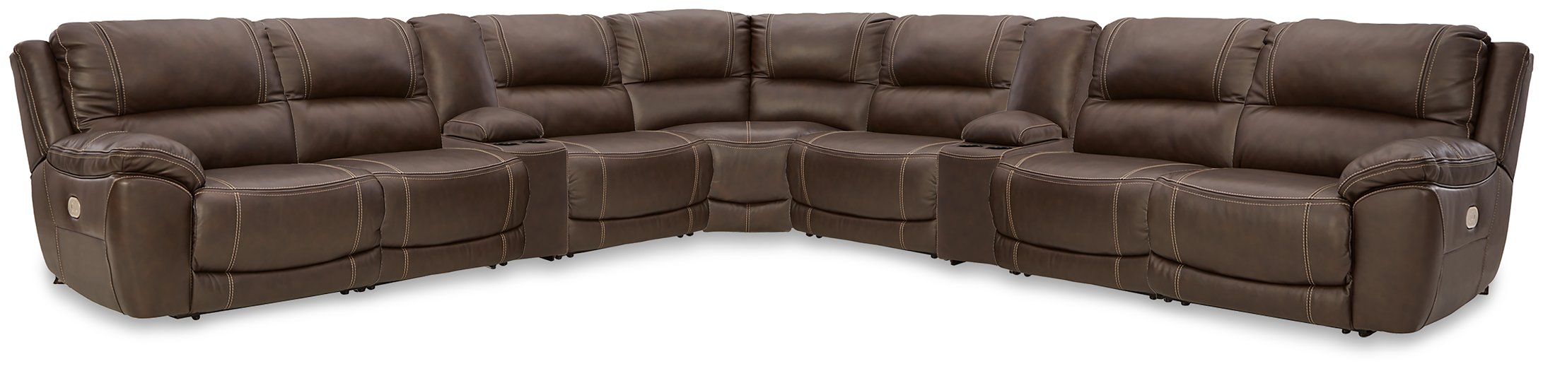 Dunleith Power Reclining Sectional - Furniture 4 Less (Jacksonville, NC)