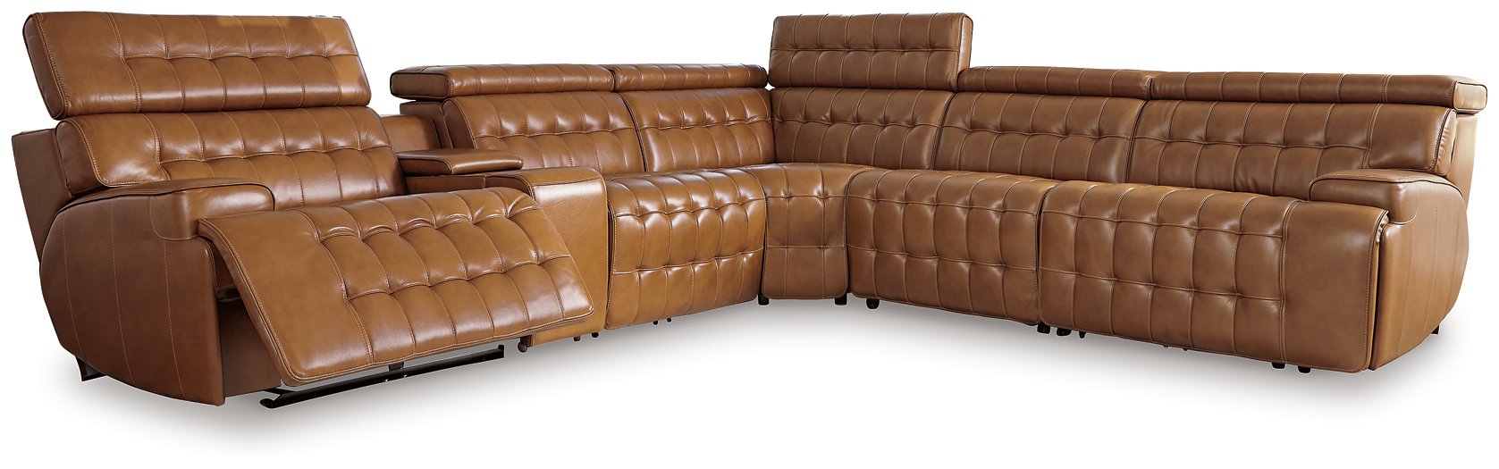 Temmpton Power Reclining Sectional - Furniture 4 Less (Jacksonville, NC)