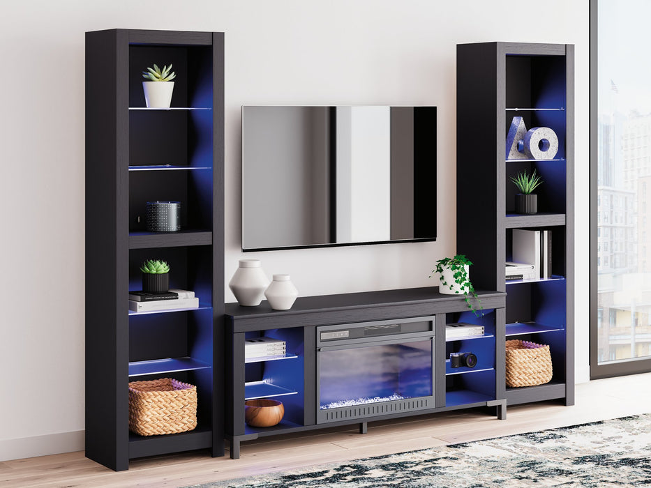 Cayberry Entertainment Center with Electric Fireplace - Furniture 4 Less (Jacksonville, NC)