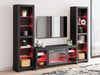 Cayberry Entertainment Center with Electric Fireplace - Furniture 4 Less (Jacksonville, NC)