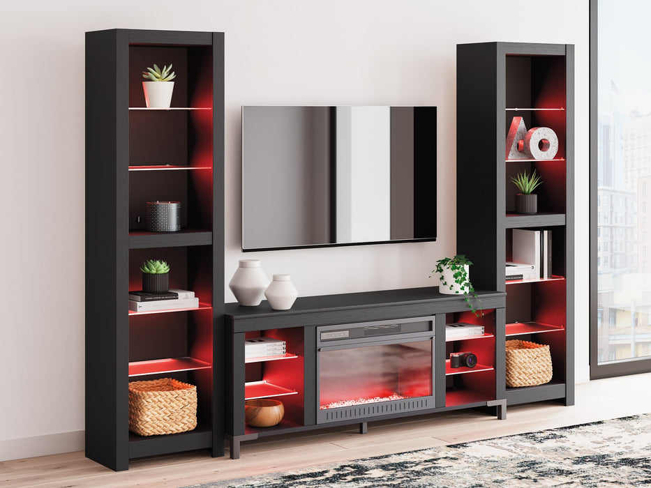 Cayberry Entertainment Center with Electric Fireplace - Furniture 4 Less (Jacksonville, NC)