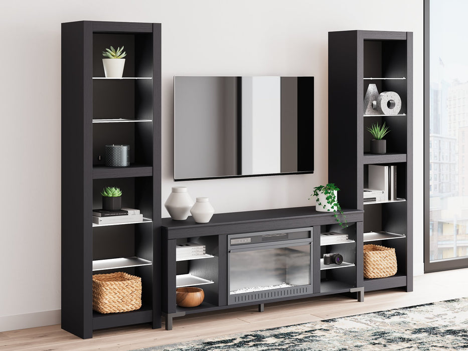 Cayberry Entertainment Center with Electric Fireplace - Furniture 4 Less (Jacksonville, NC)