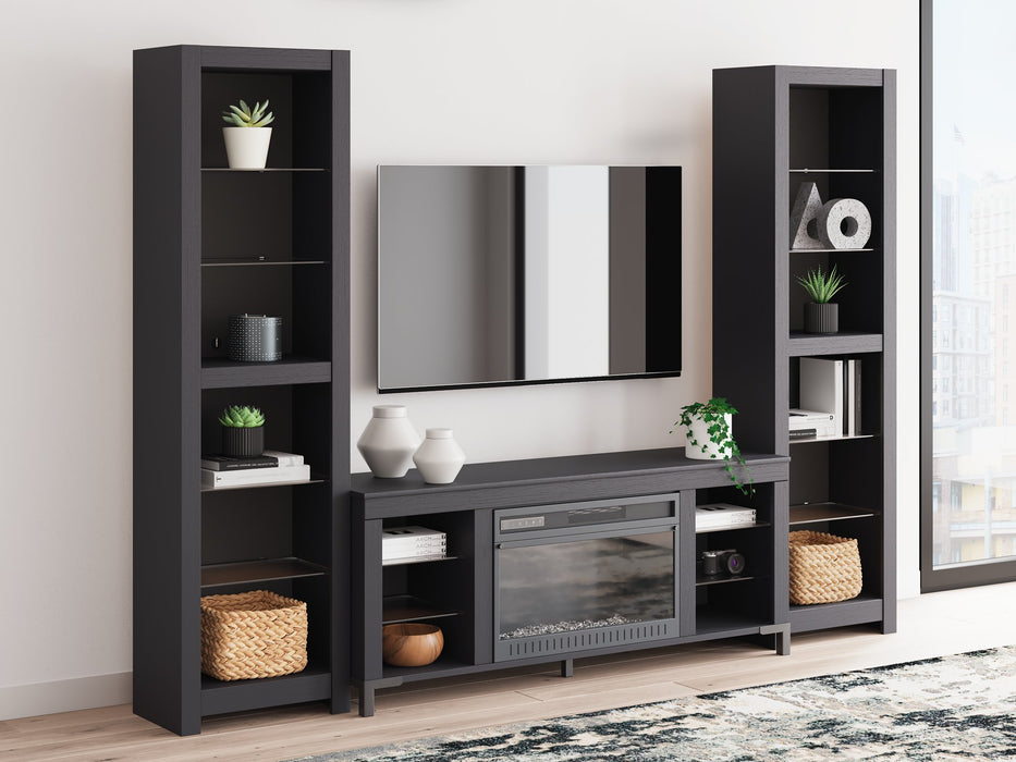 Cayberry Entertainment Center with Electric Fireplace - Furniture 4 Less (Jacksonville, NC)