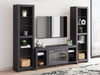 Cayberry Entertainment Center with Electric Fireplace - Furniture 4 Less (Jacksonville, NC)