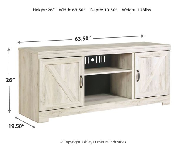 Bellaby 63" TV Stand with Fireplace - Furniture 4 Less (Jacksonville, NC)