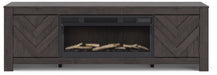 Cayboni 71" TV Stand with Electric Fireplace - Furniture 4 Less (Jacksonville, NC)