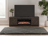Cayboni 71" TV Stand with Electric Fireplace - Furniture 4 Less (Jacksonville, NC)