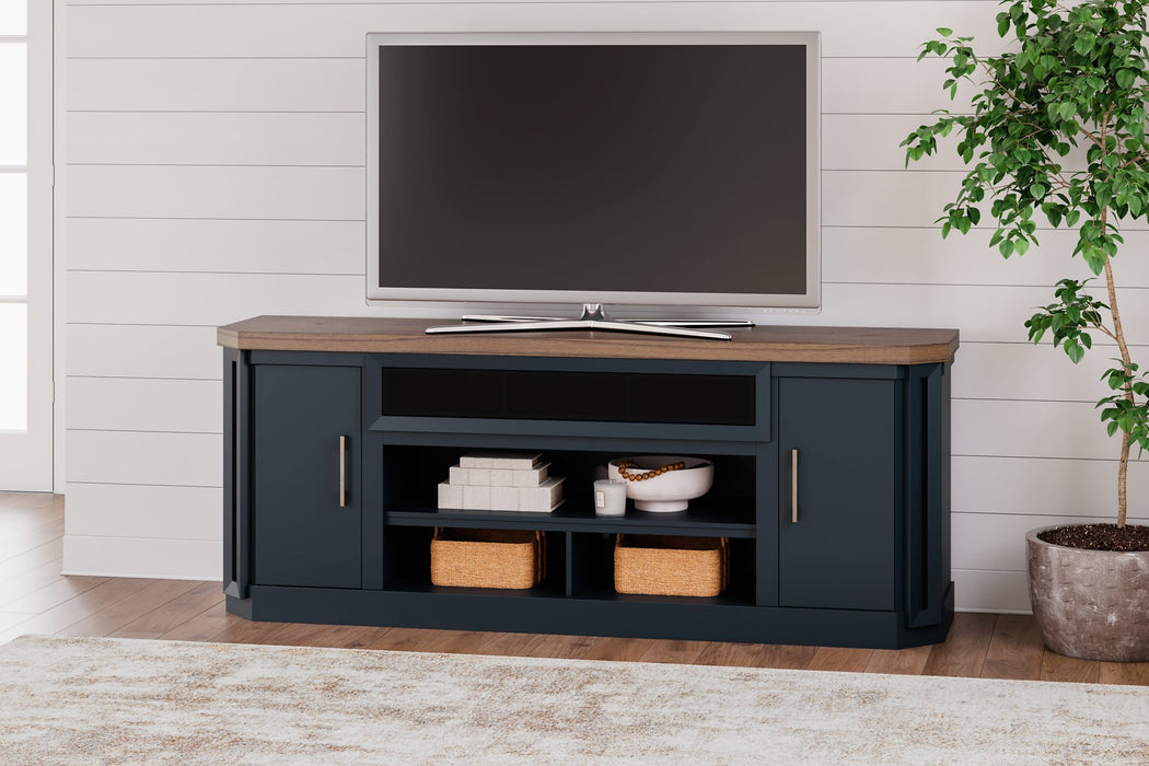 Landocken 83" TV Stand with Electric Fireplace - Furniture 4 Less (Jacksonville, NC)