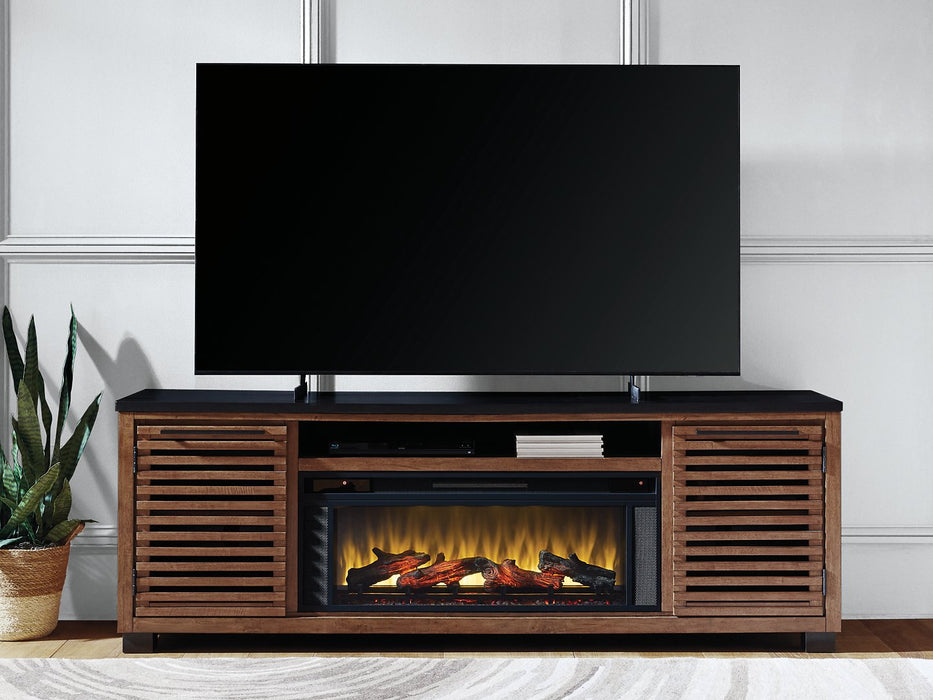 Kallari 84" TV Stand with Electric Fireplace - Furniture 4 Less (Jacksonville, NC)