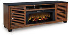 Kallari 84" TV Stand with Electric Fireplace - Furniture 4 Less (Jacksonville, NC)