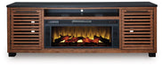 Kallari 84" TV Stand with Electric Fireplace - Furniture 4 Less (Jacksonville, NC)