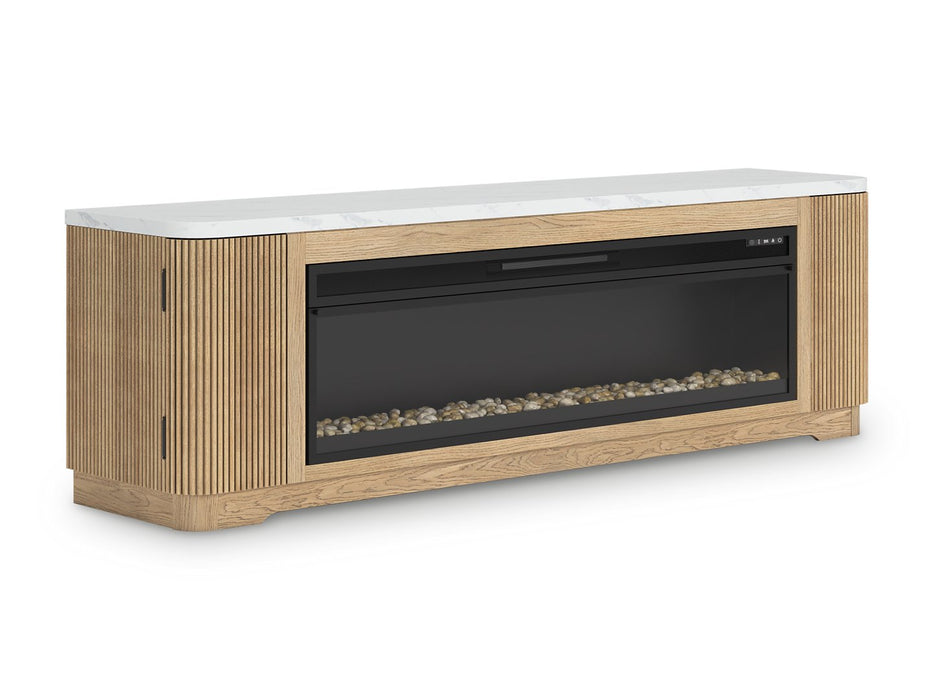 Camdill 80" TV Stand with Electric Fireplace - Furniture 4 Less (Jacksonville, NC)