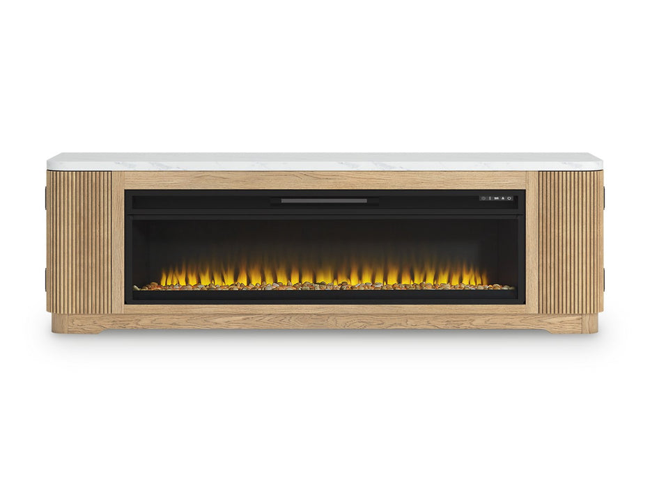 Camdill 80" TV Stand with Electric Fireplace - Furniture 4 Less (Jacksonville, NC)