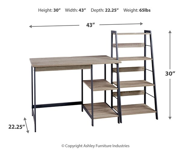 Soho Home Office Desk and Shelf - Furniture 4 Less (Jacksonville, NC)