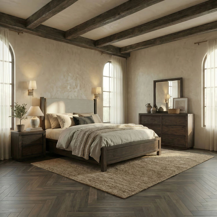Stillwater Uph Bed, Dresser & Mirror, Night Stand image