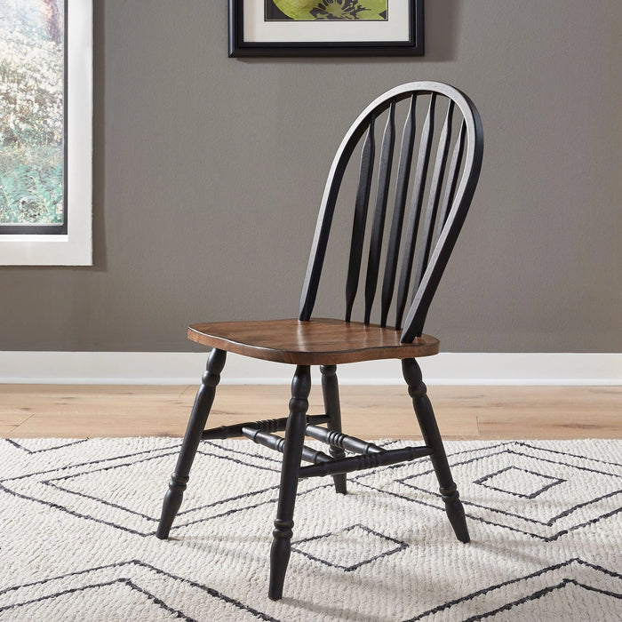 Carolina Crossing Windsor Side Chair- Black image