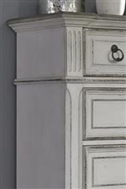 Liberty Furniture Abbey Park Drawer Chest in Antique White - Furniture 4 Less (Jacksonville, NC)