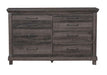 Liberty Furniture Lakeside Haven 6 Drawer Dresser in Brownstone - Furniture 4 Less (Jacksonville, NC)