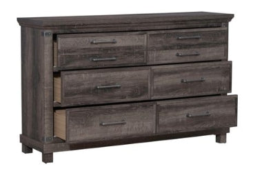 Liberty Furniture Lakeside Haven 6 Drawer Dresser in Brownstone - Furniture 4 Less (Jacksonville, NC)
